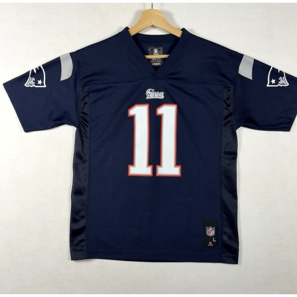 New England Patriots Julian Edelman Jersey Youth Large 14/16 NFL Team Apparel